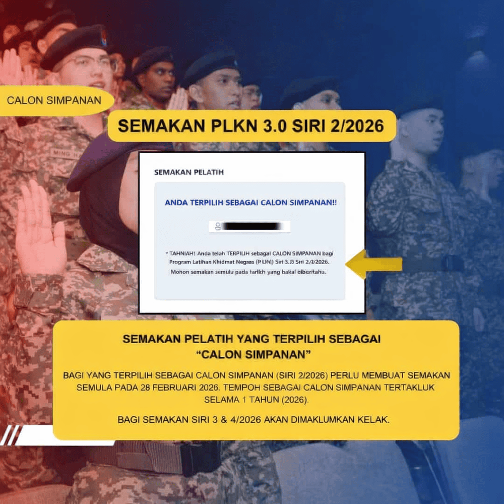 Image from: PLKN 3.0 SIRI 2/2026- Semakan PLKN (Program Latihan Khidmat Negara)