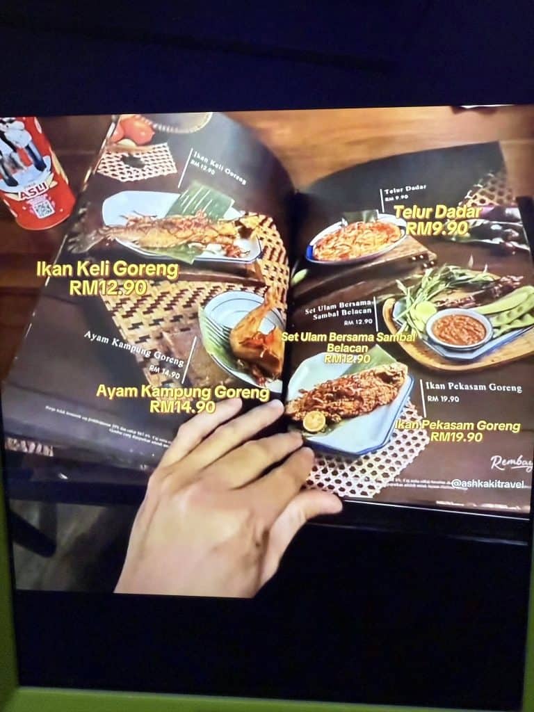 rembayung tempahan booking restoran