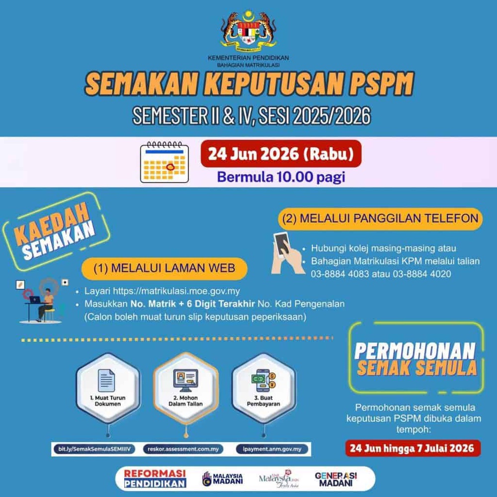 Image from: Senarai Bantuan Kerajaan / Pengumuman Minggu Ini (23 Jun 2026)