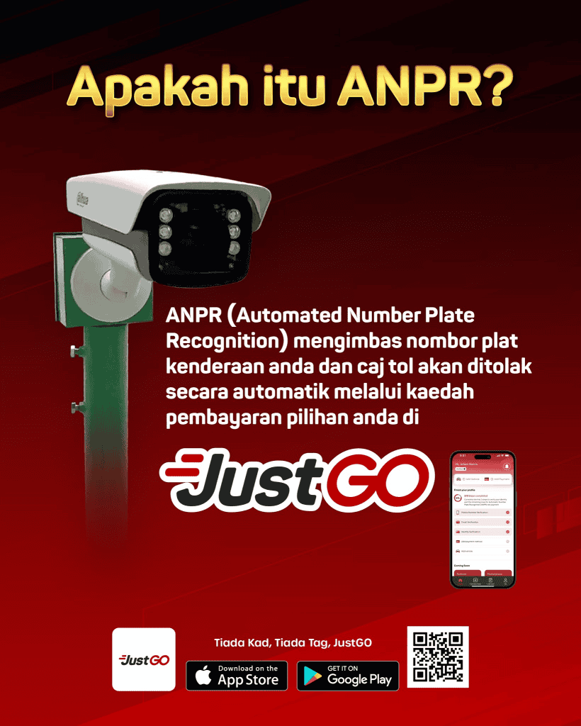 Image from: JustGo Malaysia – Cara Daftar & Guna Tol Tanpa Palang di 18 Lokasi Terpilih, Mudah & Cepat!
