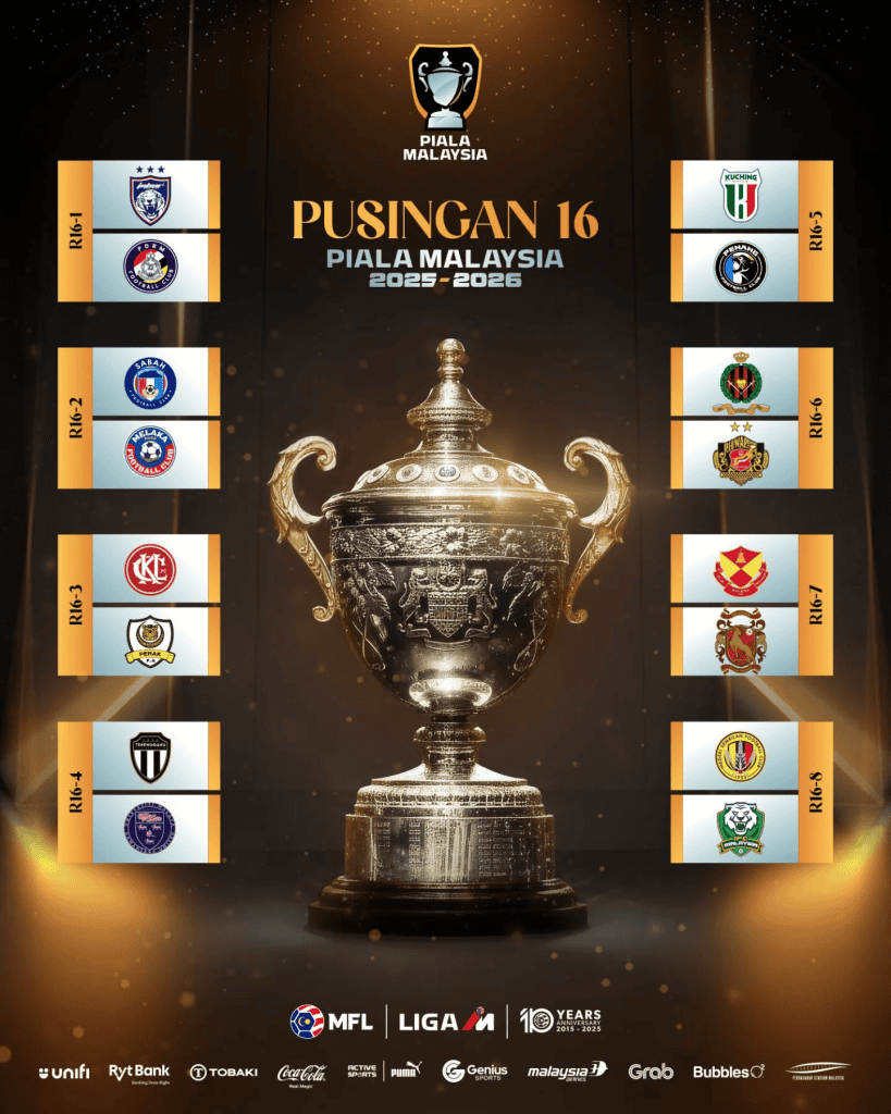 Image from: [LIVE] Piala Malaysia 2026: Jadual Perlawanan & Keputusan