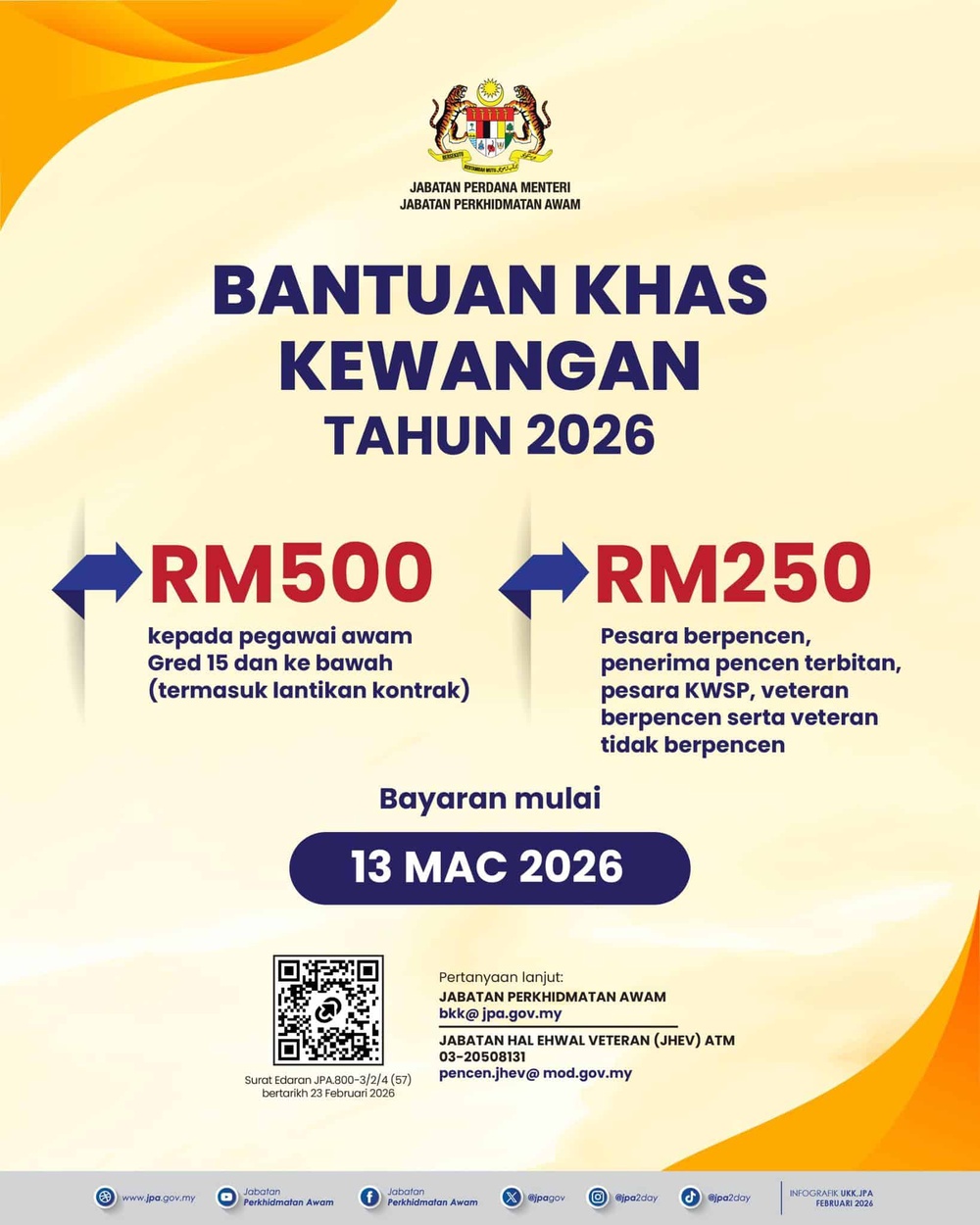 Image from: Tarikh Gaji 2026 – Jadual Gaji Penjawat Awam