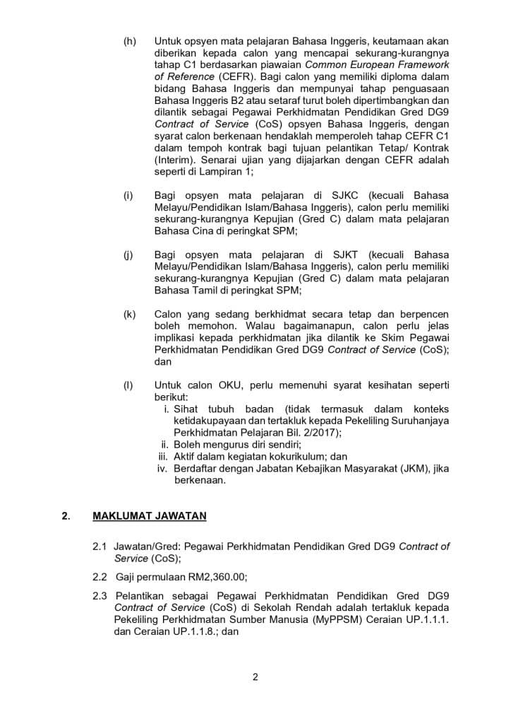 Image from: Guru CoS (Contract of Service) – Maksud, Gaji, & Kelayakan