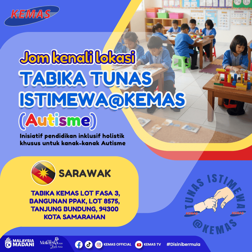 Image from: Tabika Tunas Istimewa (Tabika Autisme KEMAS) – Senarai & Tarikh Permohonan 2027