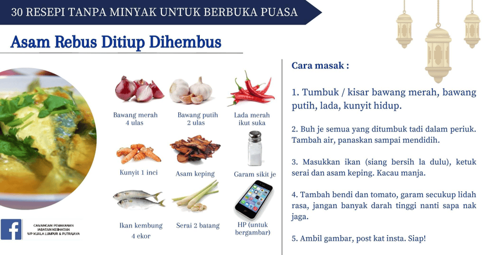 Image from: Menu Berbuka & Sahur Ramadan – Resepi Sihat KKM