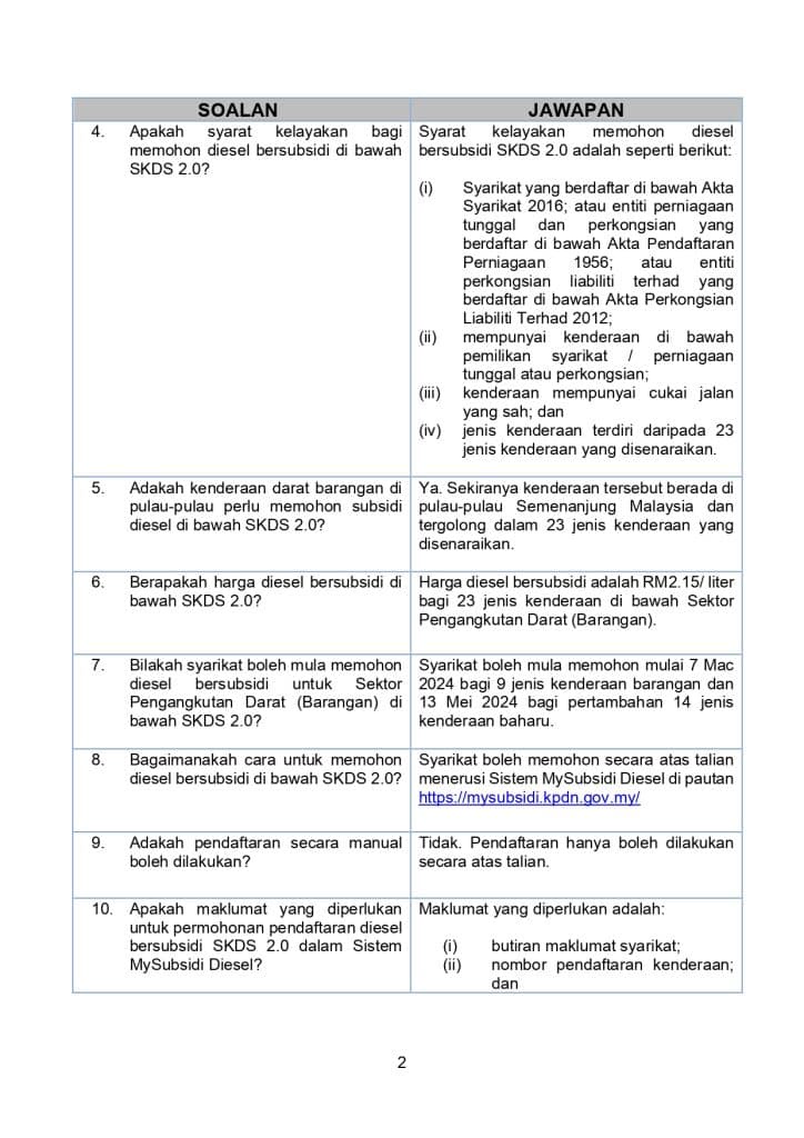 Image from: SKDS 2.0 – Permohonan Pembayaran Tunai Subsidi Diesel