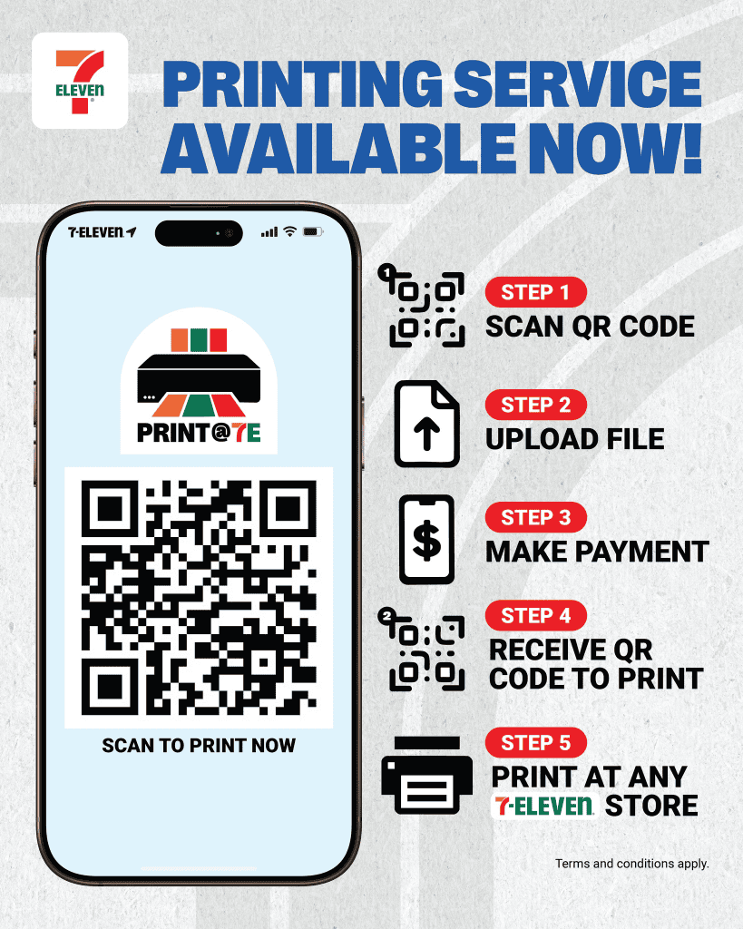 Image from: Print @ 7 Eleven – Cara Muat Naik & Cetak Dokumen