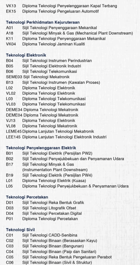Image from: ADTEC JTM (ILP, ADTEC, JMTI) – Permohonan & Senarai Kursus