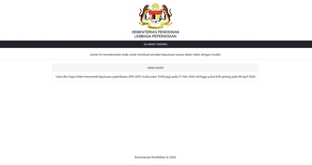 semakan keputusan spm 2026 2025 slip