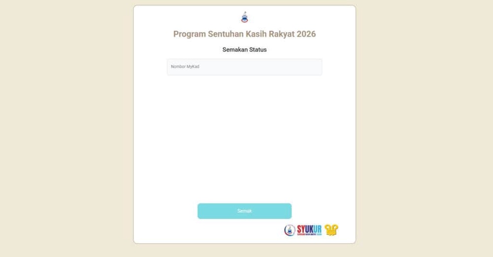 syukur sabah 2026 semakan