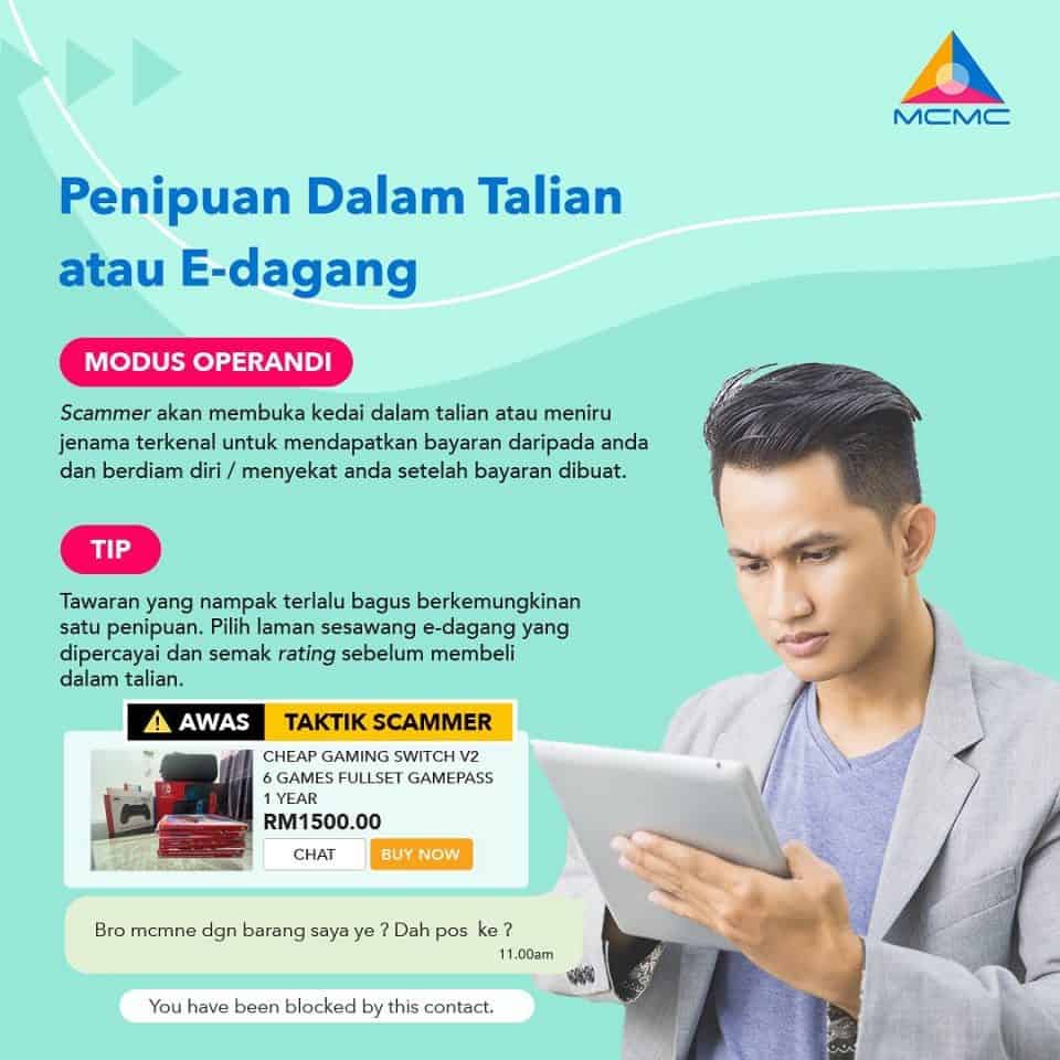 Image from: Scam E-Dagang: Maksud, Contoh & Tips Elak Ditipu
