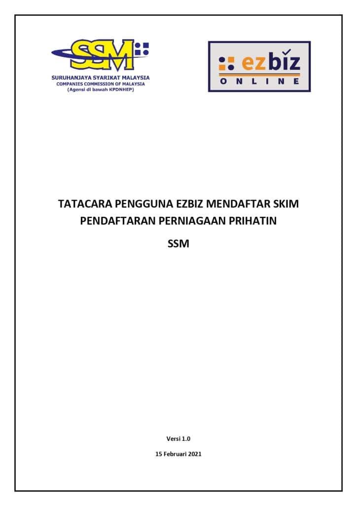 Image from: Cara Daftar SSM Percuma – Skim Pendaftaran Perniagaan Prihatin (SPPP 2026)