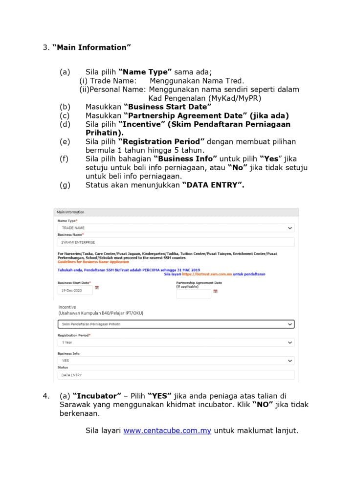 Image from: Cara Daftar SSM Percuma – Skim Pendaftaran Perniagaan Prihatin (SPPP 2026)