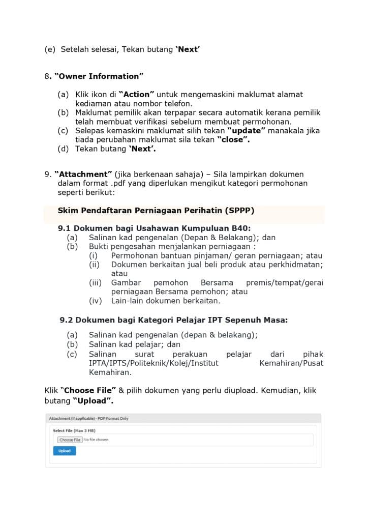 Image from: Cara Daftar SSM Percuma – Skim Pendaftaran Perniagaan Prihatin (SPPP 2026)