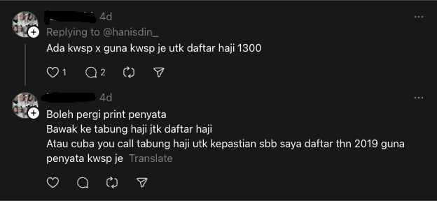 Image from: Cara Daftar Haji Tanpa Deposit RM1,300 Melalui KWSP