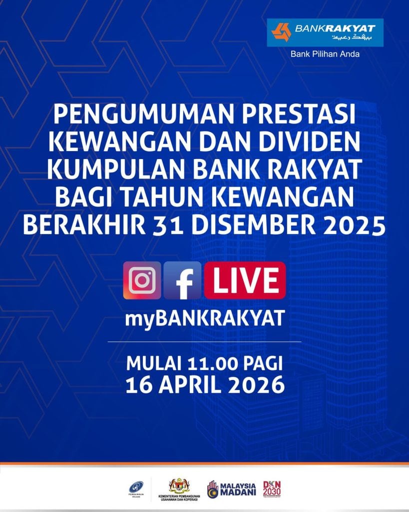 Image from: Dividen Bank Rakyat 2026 Diumum 18%, Bayaran Dikreditkan 16 April 2026