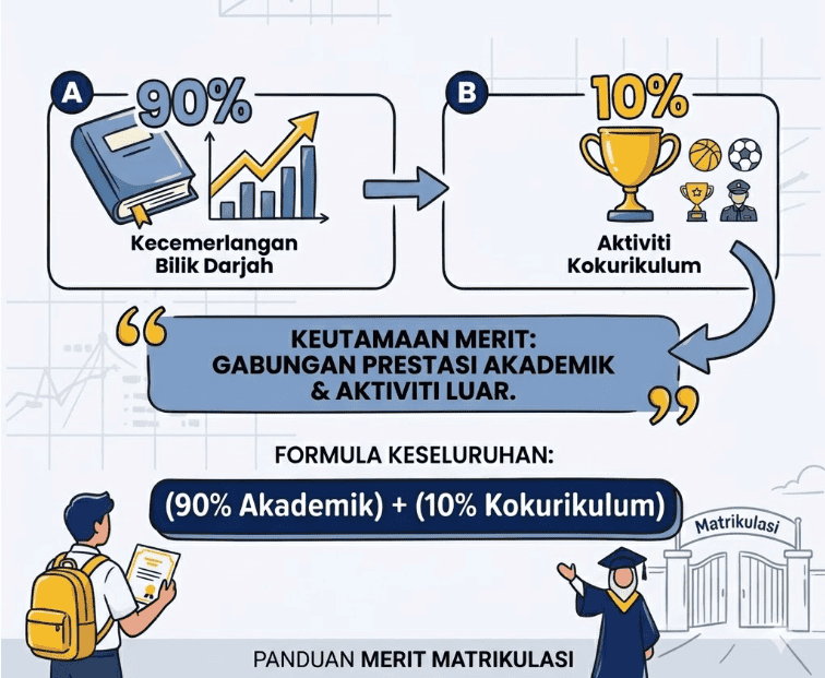 Image from: Merit Matrikulasi – Cara Kiraan & Strategi Masuk Matrik KPM