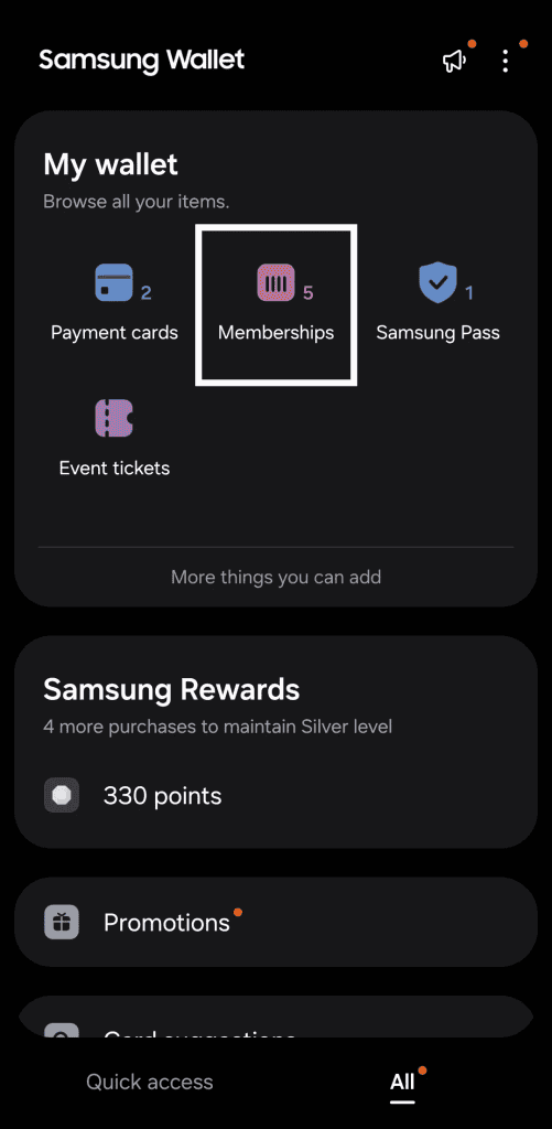 Image from: Pass2U Wallet – Fungsi & Cara Guna (iOS, Android,Samsung)