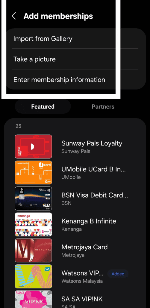 Image from: Pass2U Wallet – Fungsi & Cara Guna (iOS, Android,Samsung)