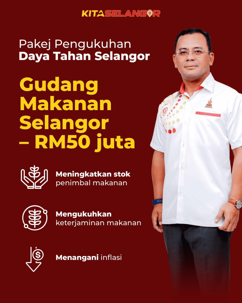 Image from: Pakej Pengukuhan Daya Tahan Selangor – 7 Bantuan Untuk Rakyat!