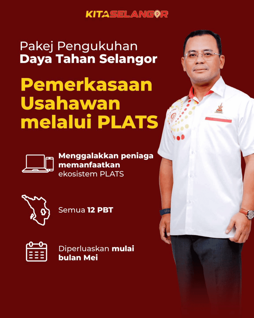 Image from: Pakej Pengukuhan Daya Tahan Selangor – 7 Bantuan Untuk Rakyat!