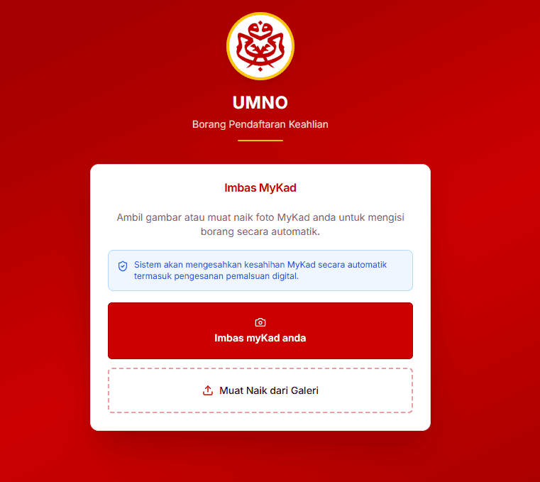 Daftar UMNO Online 2026 - Cara Jadi Ahli UMNO
