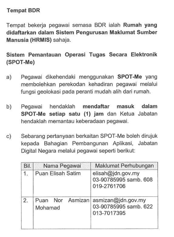 Image from: SPOT-Me: Cara Login & Daftar Masuk / Keluar BDR