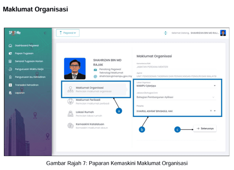 Image from: SPOT-Me: Cara Login & Daftar Masuk / Keluar BDR