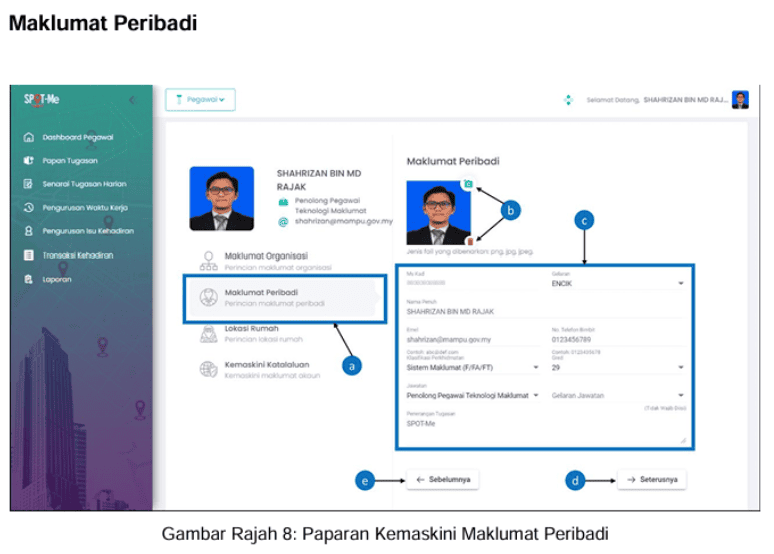 Image from: SPOT-Me: Cara Login & Daftar Masuk / Keluar BDR