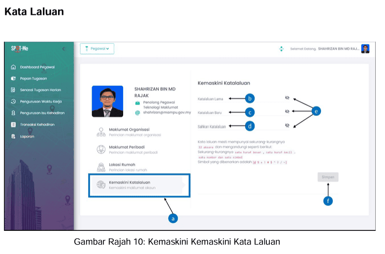 Image from: SPOT-Me: Cara Login & Daftar Masuk / Keluar BDR