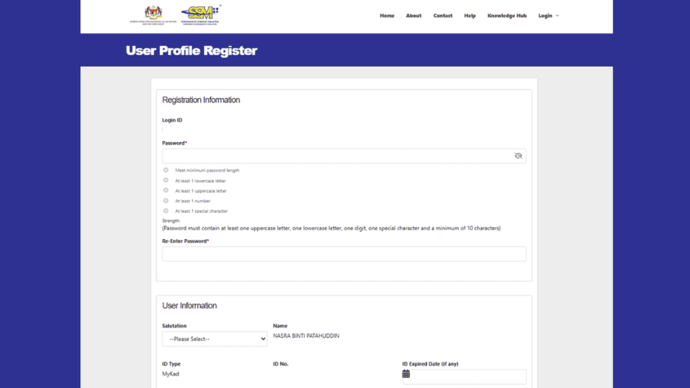 Image from: SSM4U – Portal Baru Menggantikan Ezbiz Online
