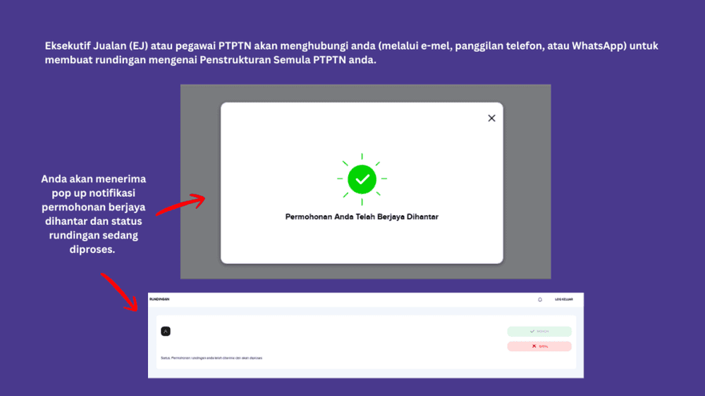 Image from: Penstrukturan Semula PTPTN – Cara Kurangkan Bayaran Bulanan & Elak Tunggakan