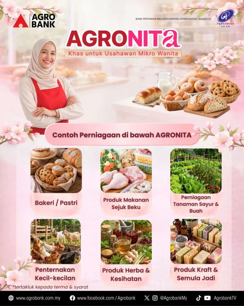Image from: AGRONITA: Pembiayaan Khas Usahawan Mikro Wanita