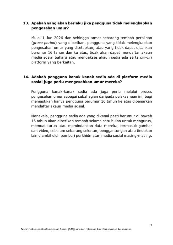 Image from: Peraturan Media Sosial 16 Tahun – Wajib Buat ‘Age Verification’