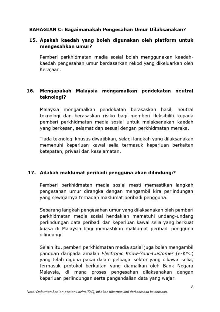 Image from: Peraturan Media Sosial 16 Tahun – Wajib Buat ‘Age Verification’