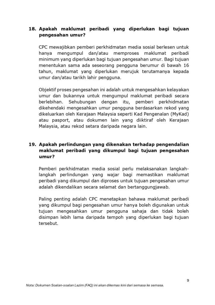 Image from: Peraturan Media Sosial 16 Tahun – Wajib Buat ‘Age Verification’