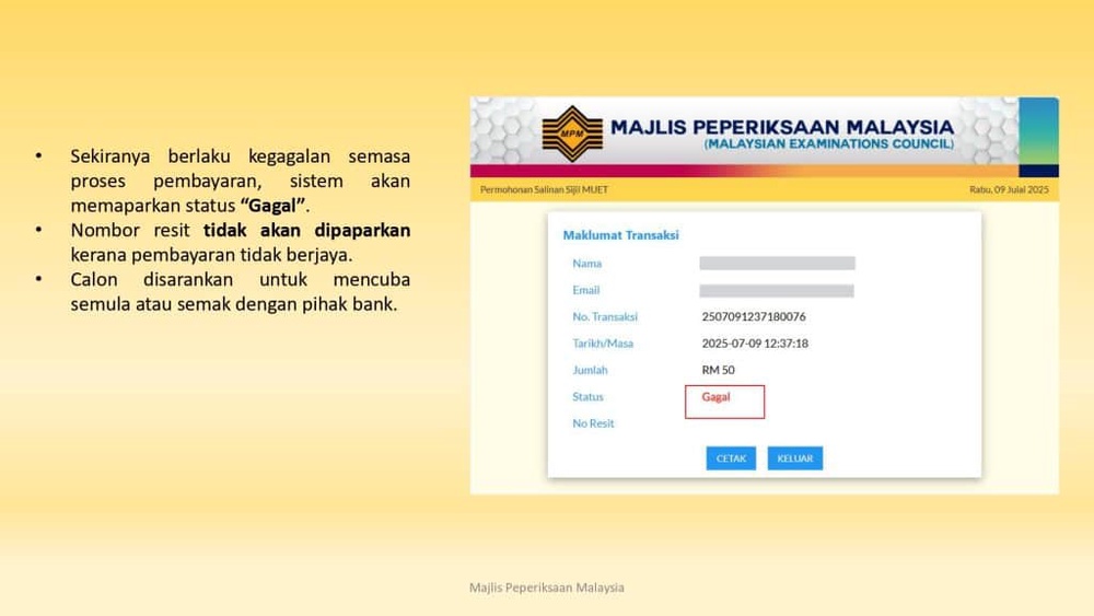 Image from: Sijil MUET Hilang? – Ini Cara Dapatkan Salinan Semula