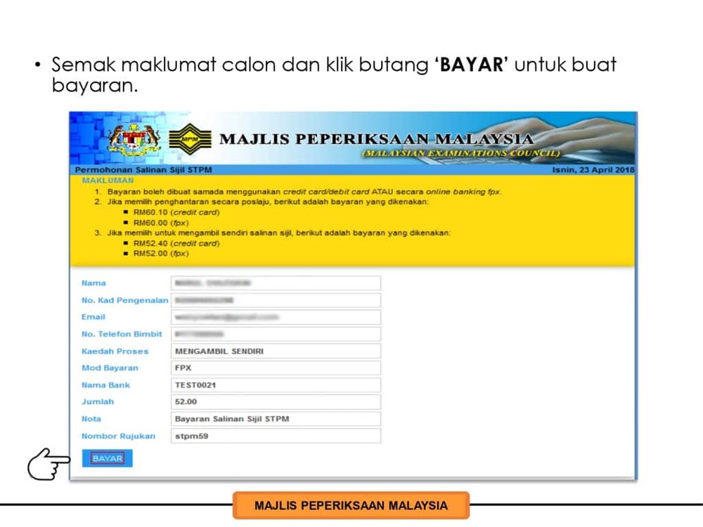 Image from: Cara Dapatkan Sijil STPM yang Hilang