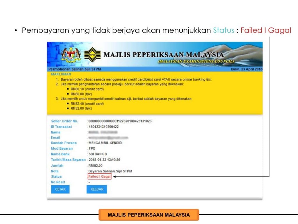 Image from: Cara Dapatkan Sijil STPM yang Hilang