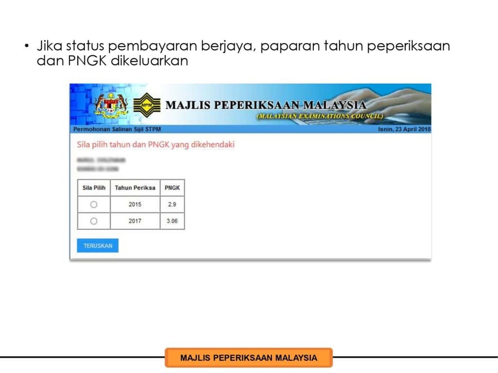 Image from: Cara Dapatkan Sijil STPM yang Hilang
