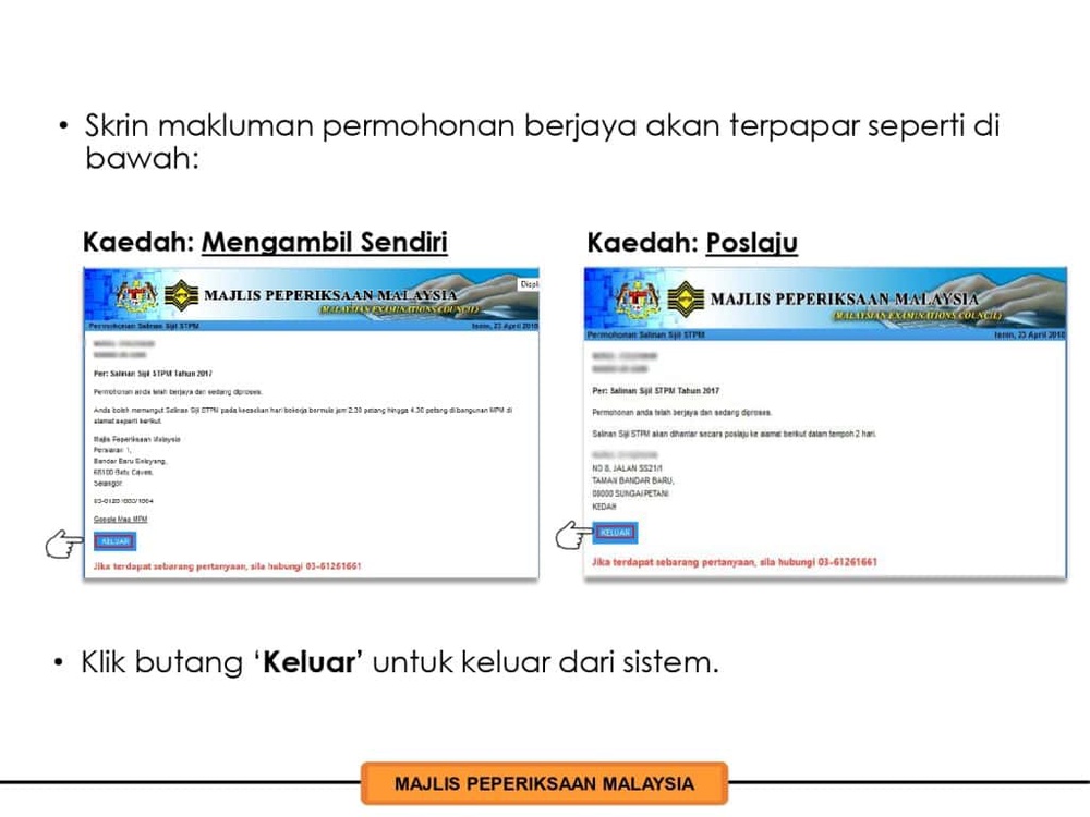 Image from: Cara Dapatkan Sijil STPM yang Hilang