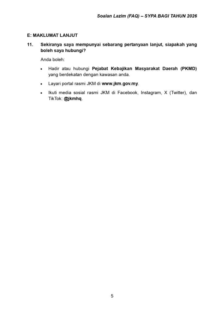 Image from: Permohonan Subsidi Anak Autisme 2026 – Yuran Pembelajaran