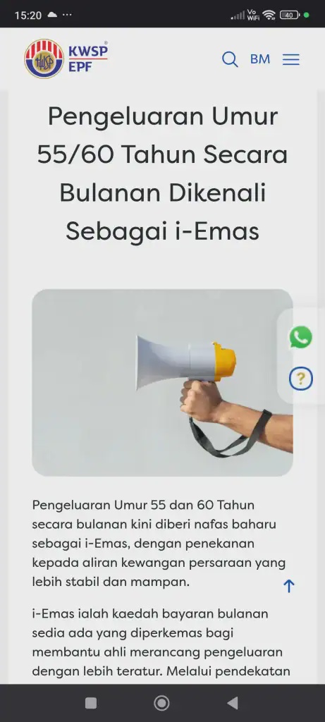 Image from: Senarai Bantuan Kerajaan / Pengumuman Minggu Ini (11 Mei 2026)
