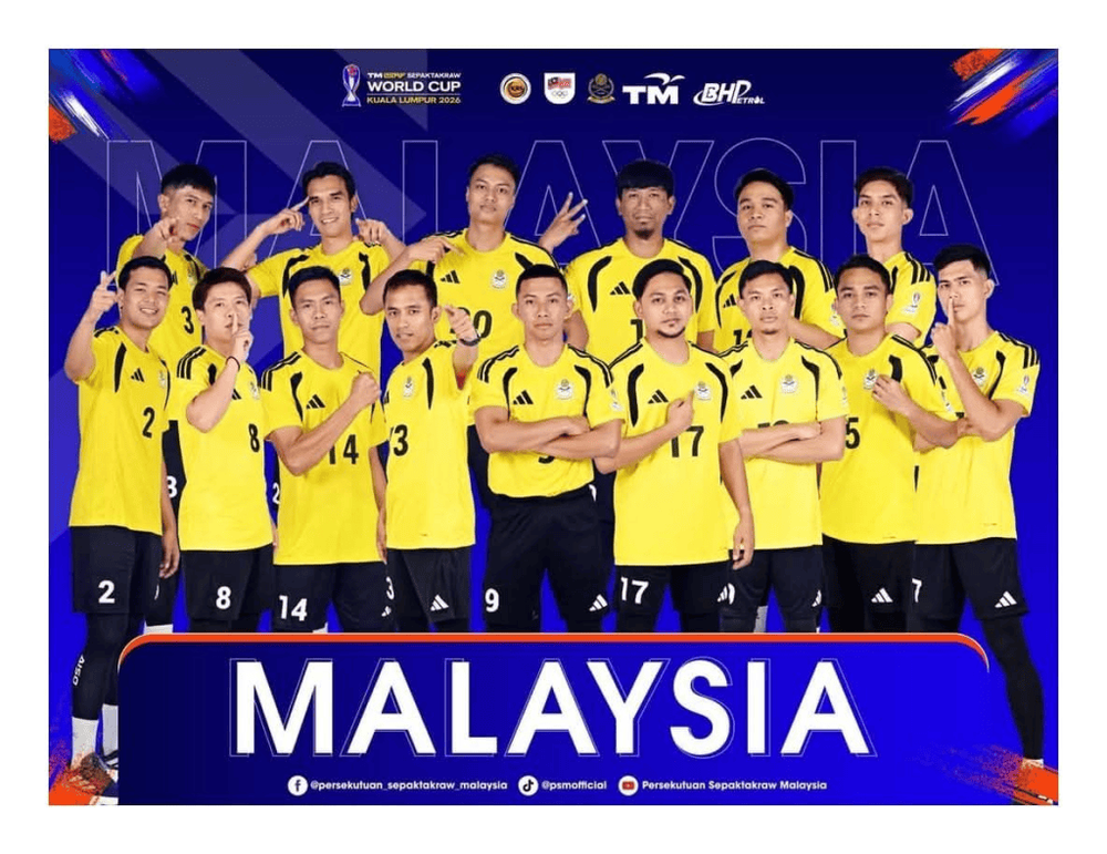 Image from: [LIVE] Piala Dunia Sepak Takraw 2026 – Jadual & Keputusan Terkini