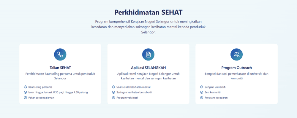 Sehat Selangor - Program Selangor Mental Sihat