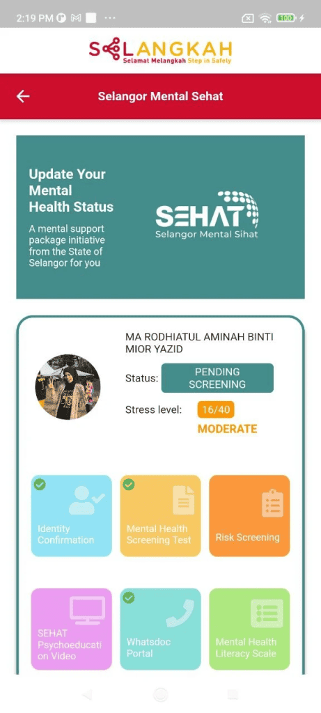Sehat Selangor - Program Selangor Mental Sihat