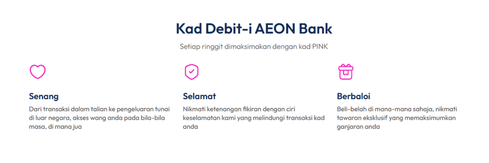Image from: Kad Pink AEON Bank – Cara Mohon, Kegunaan & Kelebihan