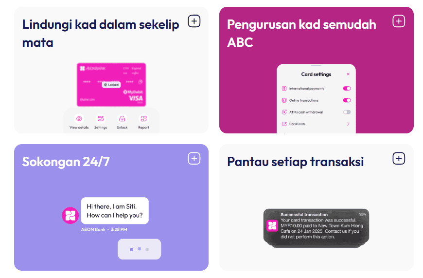 Image from: Kad Pink AEON Bank – Cara Mohon, Kegunaan & Kelebihan