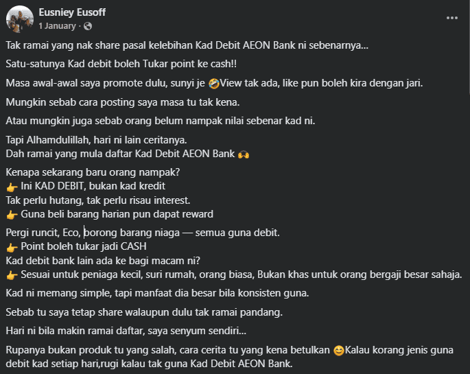 Image from: Kad Pink AEON Bank – Cara Mohon, Kegunaan & Kelebihan