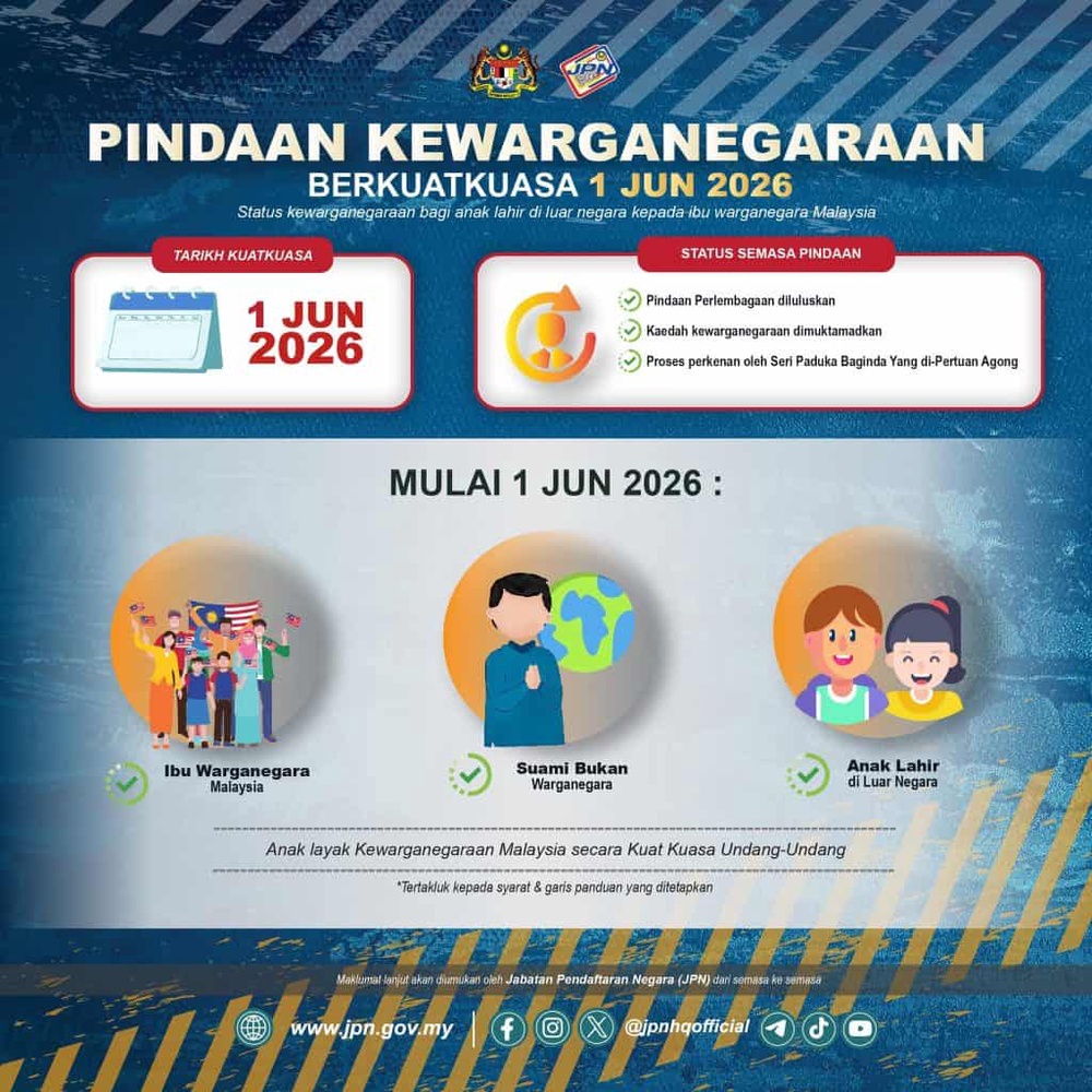 Image from: 10 Perkara Yang Akan Berkuatkuasa Mulai 1 Jun 2026